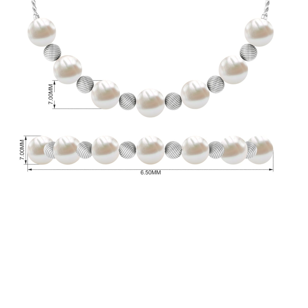 Cultured Freshwater Pearl Bolo Bracelet for Women