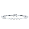 Certified Moissanite Wedding Tennis Bracelet For Bride
