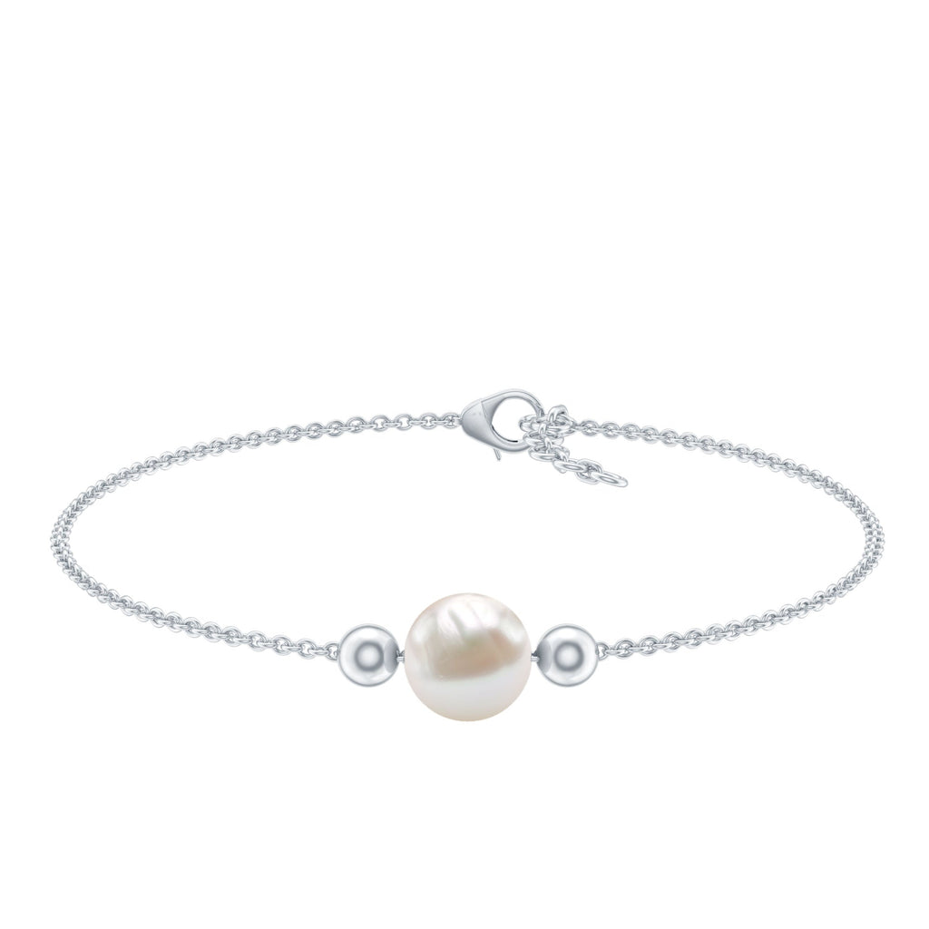 7.4 Carat Freshwater Pearl Solitaire Bolo Bracelet