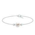 7.4 Carat Freshwater Pearl Solitaire Bolo Bracelet