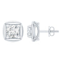 1 CT Solitaire Moissanite Stud Earrings for Women