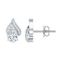 Classic 1.5 Carat Moissanite Stud Earrings with Screw Back