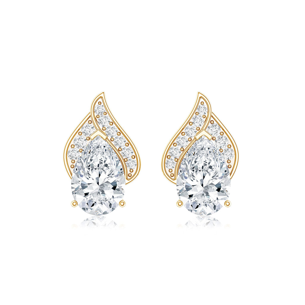 Classic 1.5 Carat Moissanite Stud Earrings with Screw Back