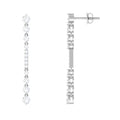 Certified Moissanite Simple Dangle Earrings
