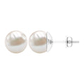 14.9 Carat Solitaire Pearl Stud Earrings with Screw Backs