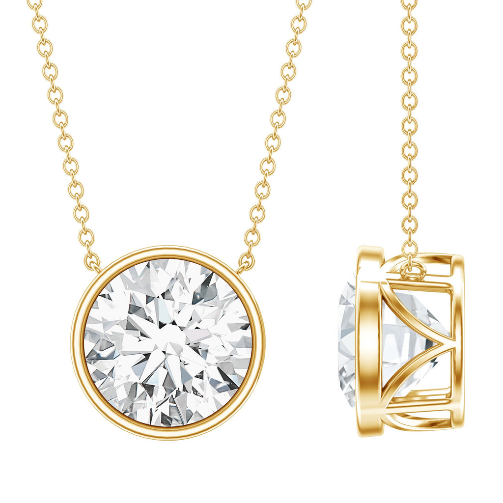 5 Carat Lab Grown Diamond Bridal Necklace with IGI Certificate