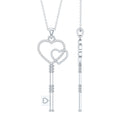 Diamond Key To My Heart Necklace for Women