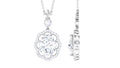 Certified 1.2 Carat Moissanite Statement Necklace for Women