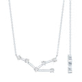 Moissanite Constellation Taurus Zodiac Sign Necklace