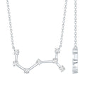 Certified Moissanite Constellation Scorpio Zodiac Necklace