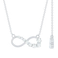 Certified Moissanite Infinity Necklace