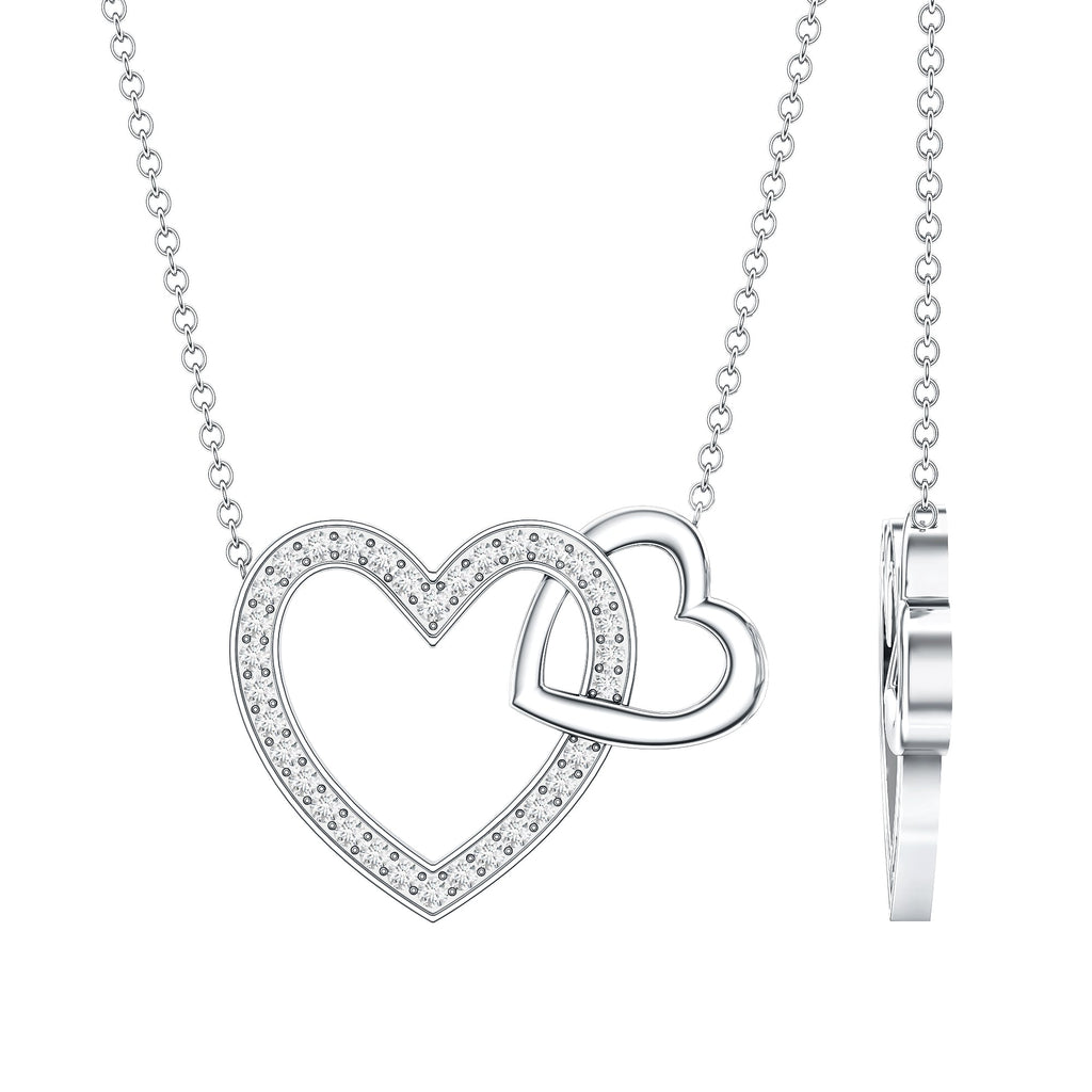 Diamond 2 Heart Promise Necklace