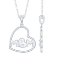 MOM Necklace with Natural Diamond