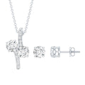 Certified Moissanite Minimal Jewelry Set