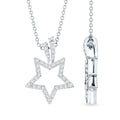 Certified Moissanite Star Shape Pendant