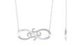 Certified Diamond Infinity Necklace in Prong Setting