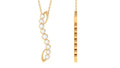 Bezel Set Diamond Designer Dangle Necklace