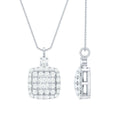 Certified Brilliant Cut Diamond Pendant Necklace