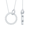 Natural Diamond Eternity Necklace for Women
