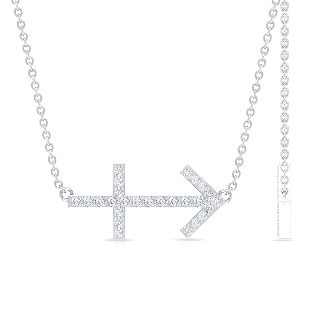 Lab Grown Diamond Sagittarius Zodiac Necklace
