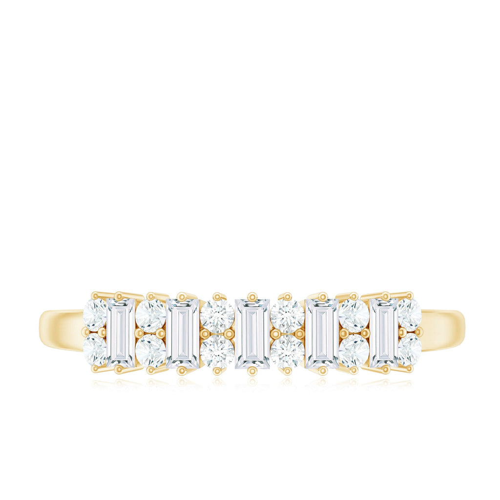 Minimal Natural Diamond Anniversary Ring
