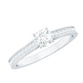 Certified Natural Diamond Promise Ring