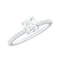 Minimalist Diamond Classic Engagement Ring