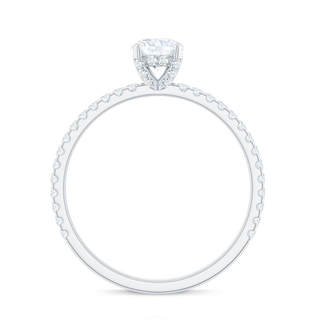 Minimalist Diamond Classic Engagement Ring