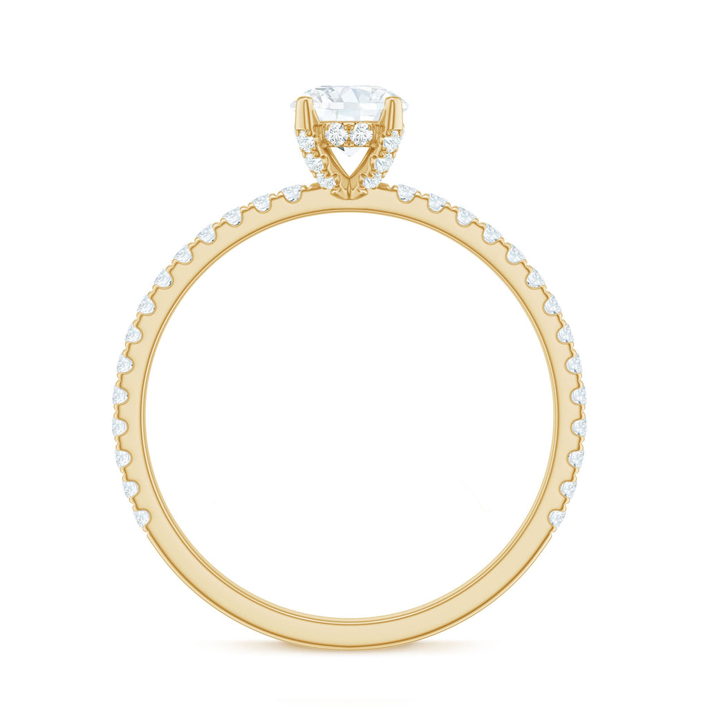 Minimalist Diamond Classic Engagement Ring