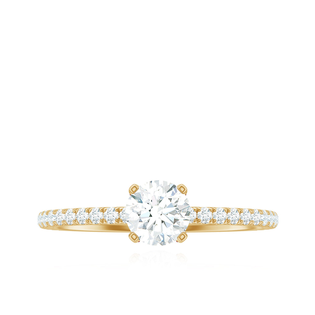 Minimalist Diamond Classic Engagement Ring