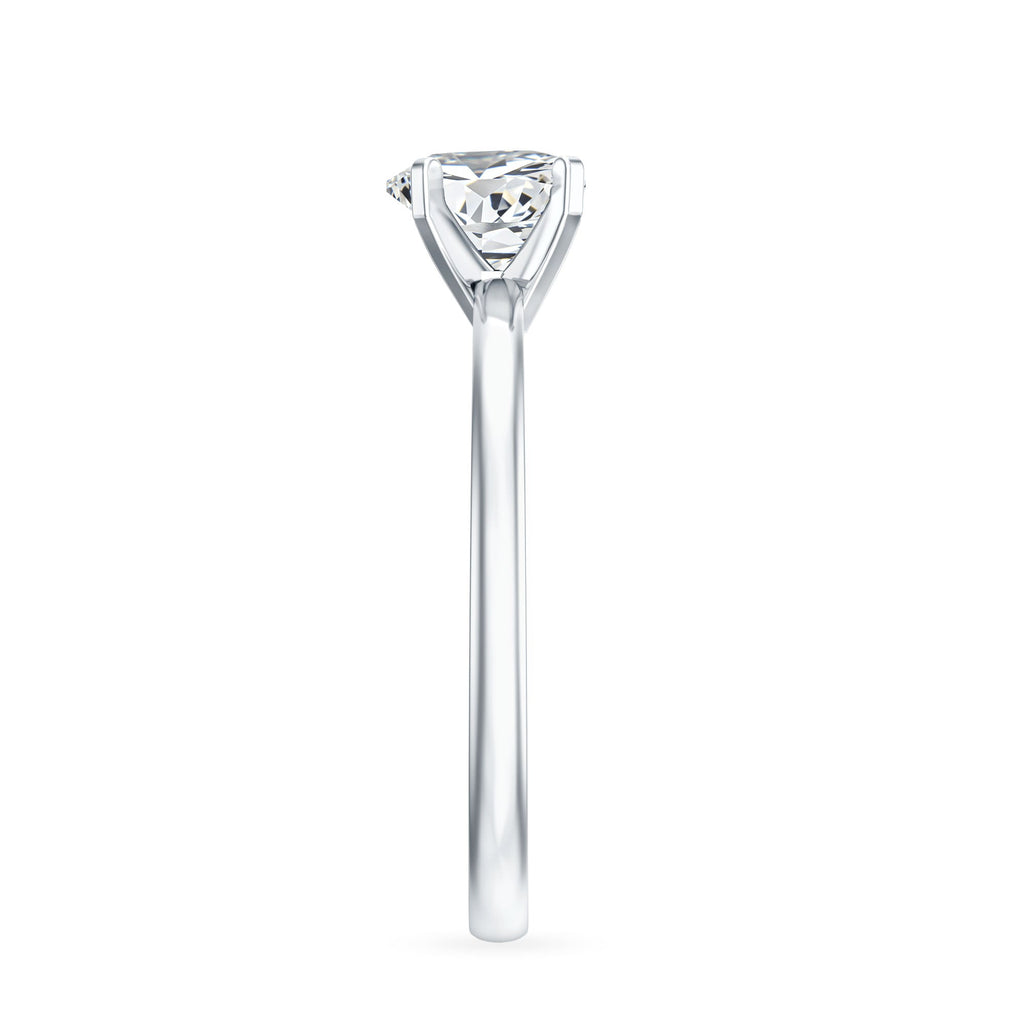 1.5 CT Heart Shape Certified Moissanite Engagement Ring