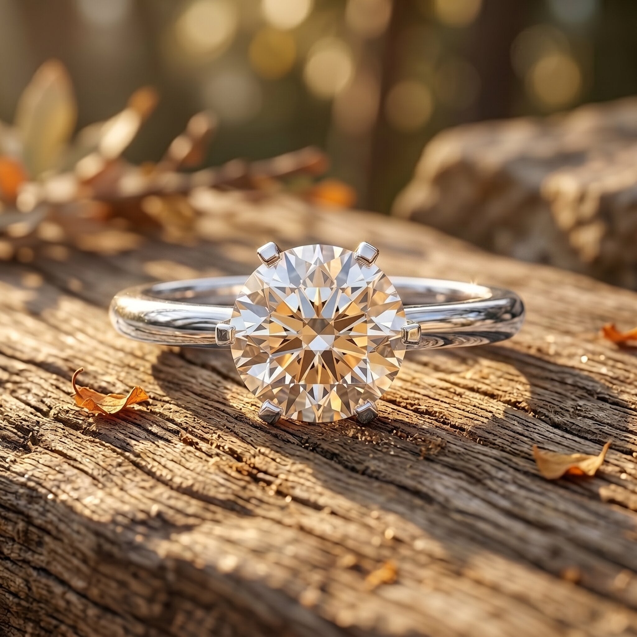 1 Carat Lab Grown Diamond Solitaire Engagement Ring with IGI Certificate