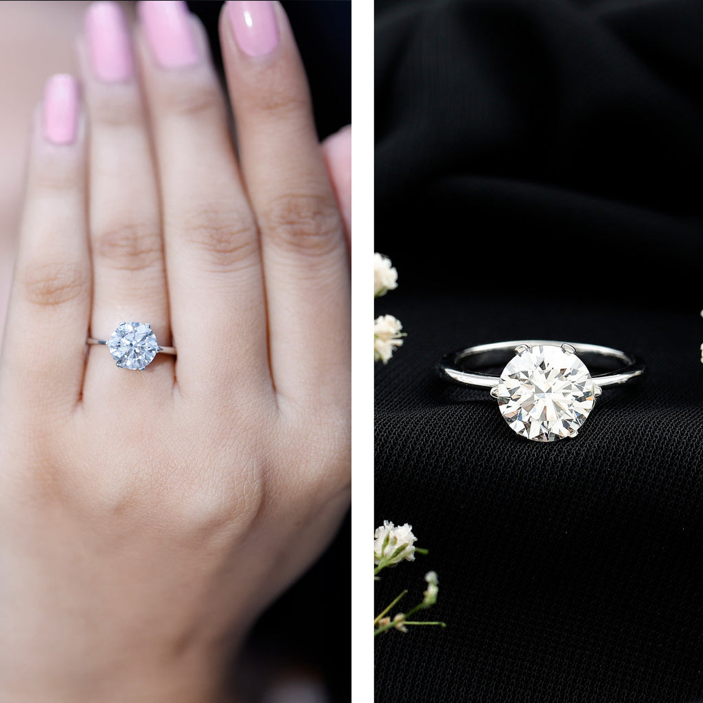 IGI Certified Lab Grown Diamond 2 CT Engagement Ring for Women