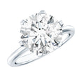 4 Carat Lab Created Diamond Solitaire Engagement Ring with IGI Certificate