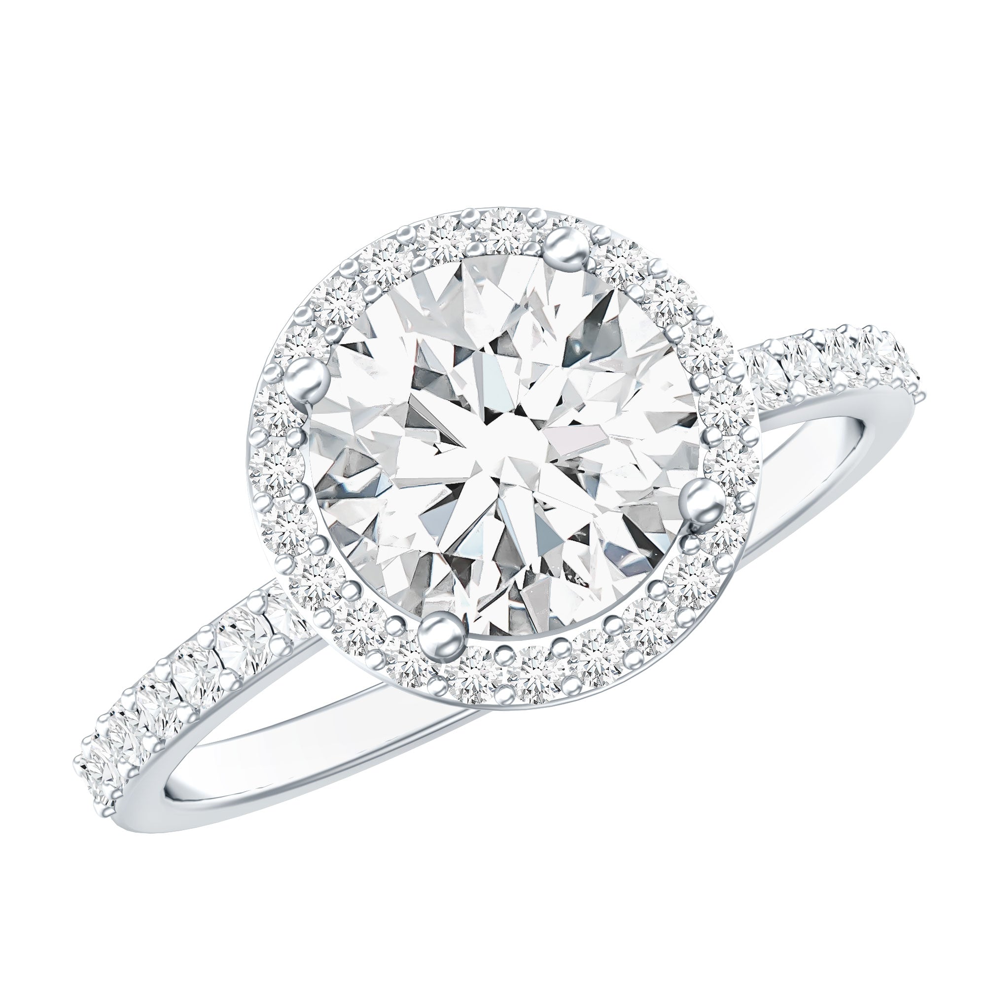 3 Carat IGI Certified Lab Grown Diamond Engagement Ring