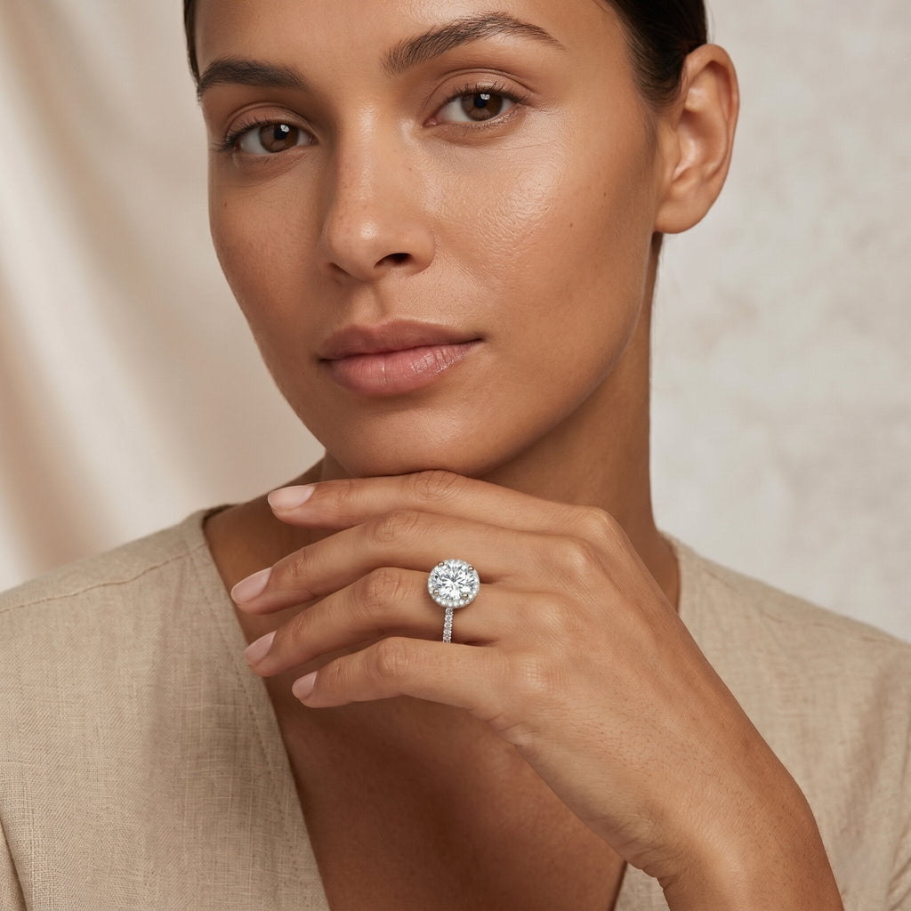 3 Carat IGI Certified Lab Grown Diamond Engagement Ring