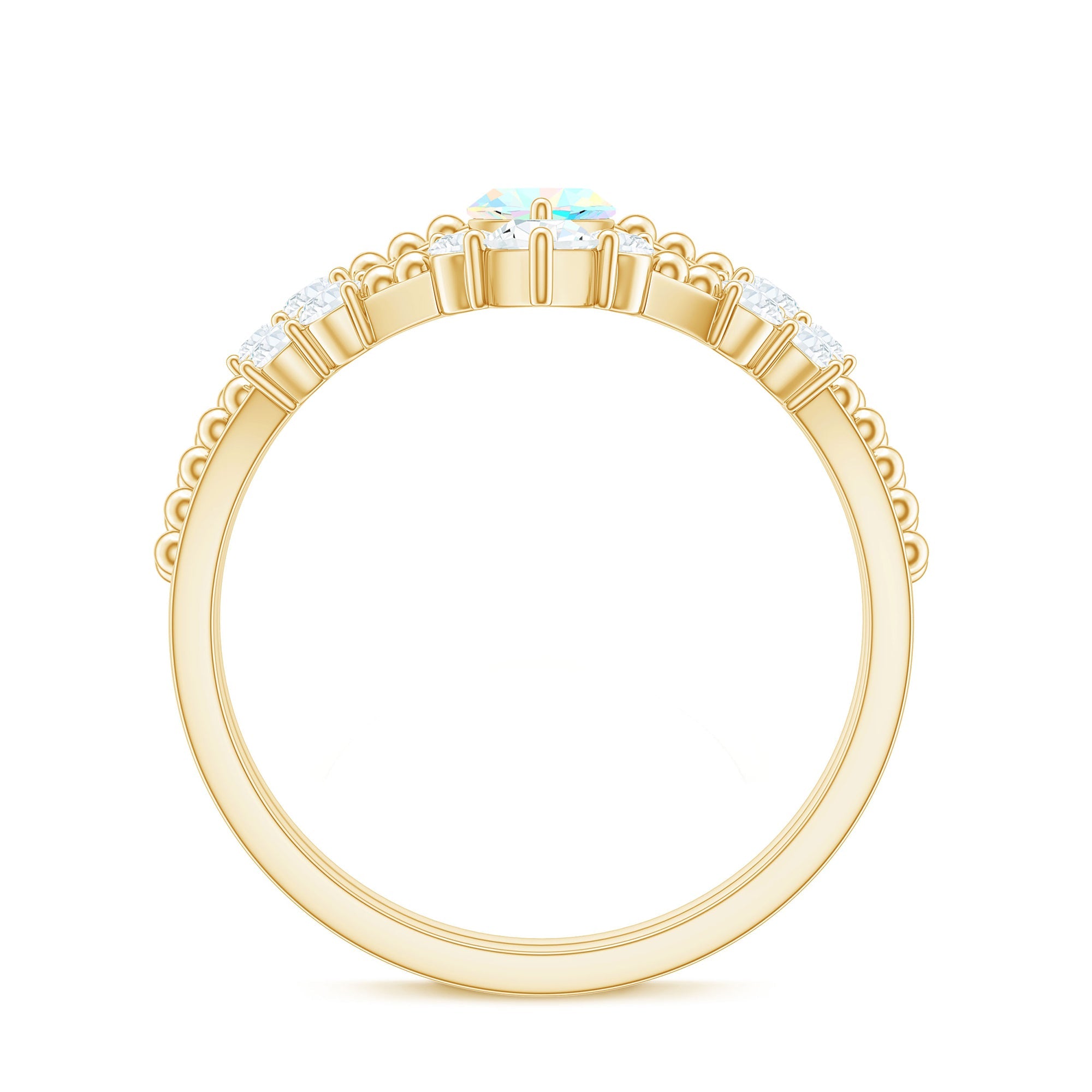 Certified 0.5 Carat Real Ethiopian Opal Marquise Engagement Wedding Ring Set of 2