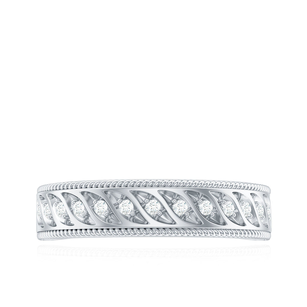 Designer Diamond Wedding Band Ring for Women