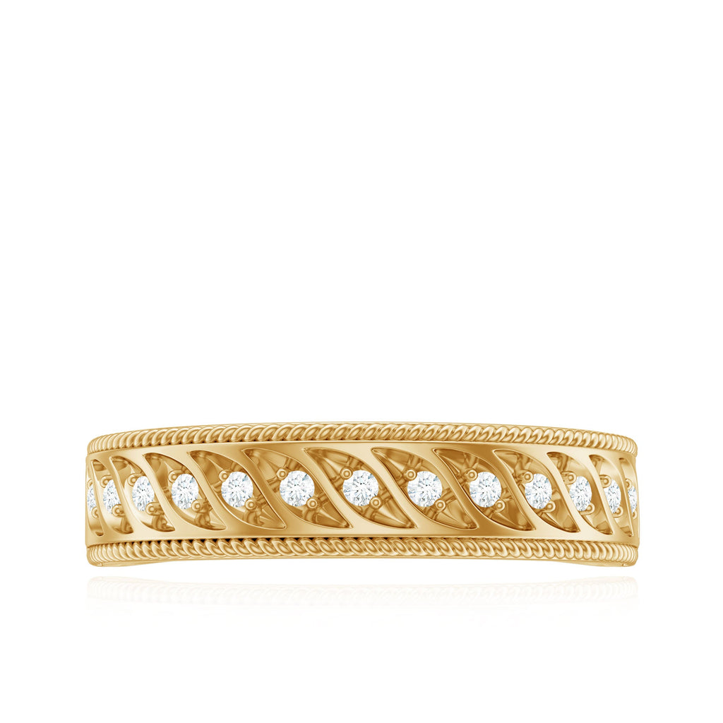 Designer Diamond Wedding Band Ring for Women