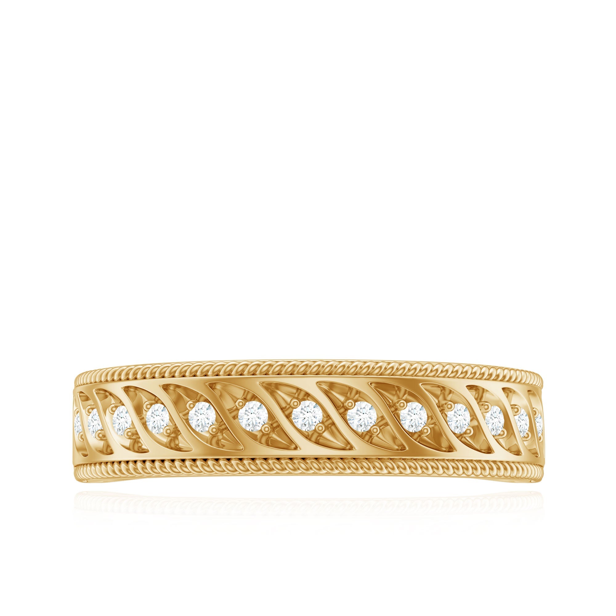 Designer Diamond Wedding Band Ring for Women