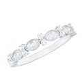 Designer Diamond Half Eternity Ring for Valentines