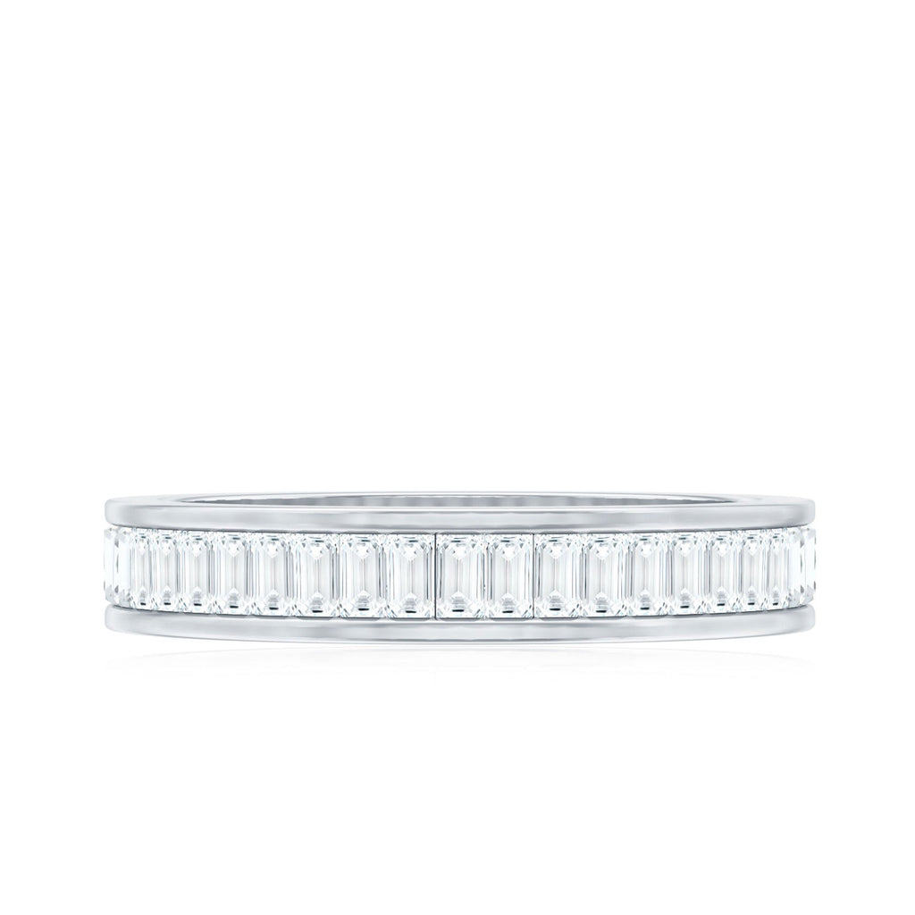 Baguette Cut Diamond Eternity Band in Channel Setting