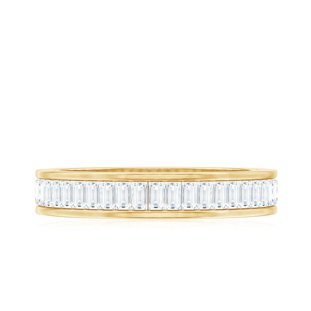 Baguette Cut Diamond Eternity Band in Channel Setting