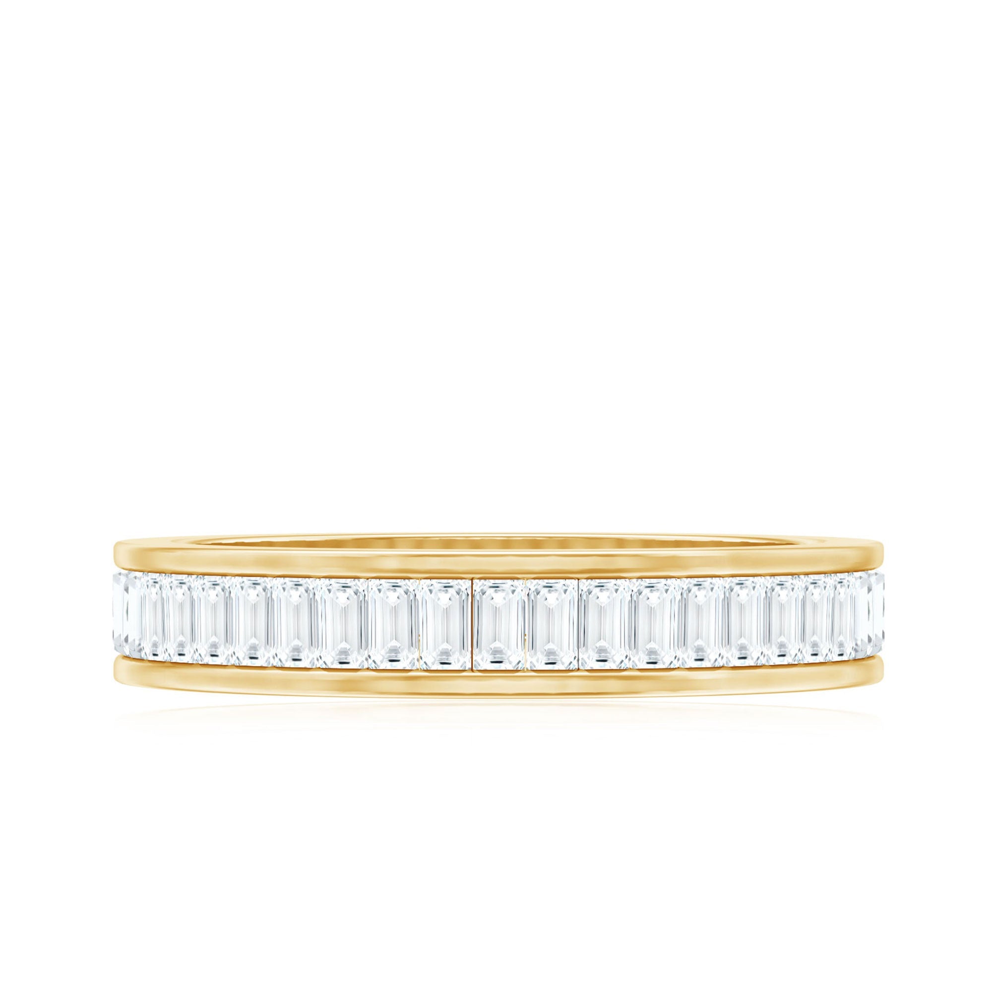 Baguette Cut Diamond Eternity Band in Channel Setting