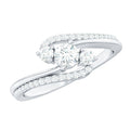 Certified Diamond 3 Stone Engagement Ring