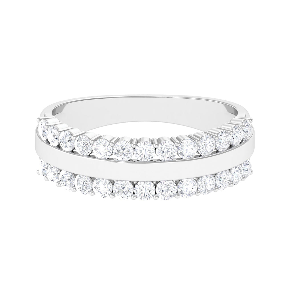 Certified Real Diamond Wedding Band Ring for Women