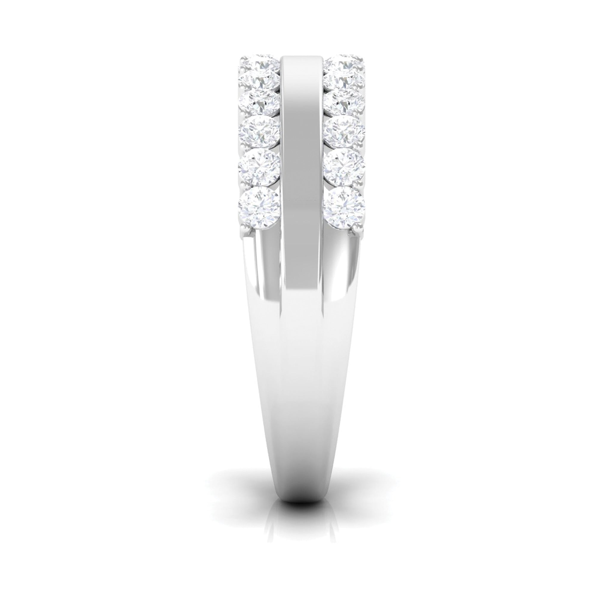 Certified Real Diamond Wedding Band Ring for Women