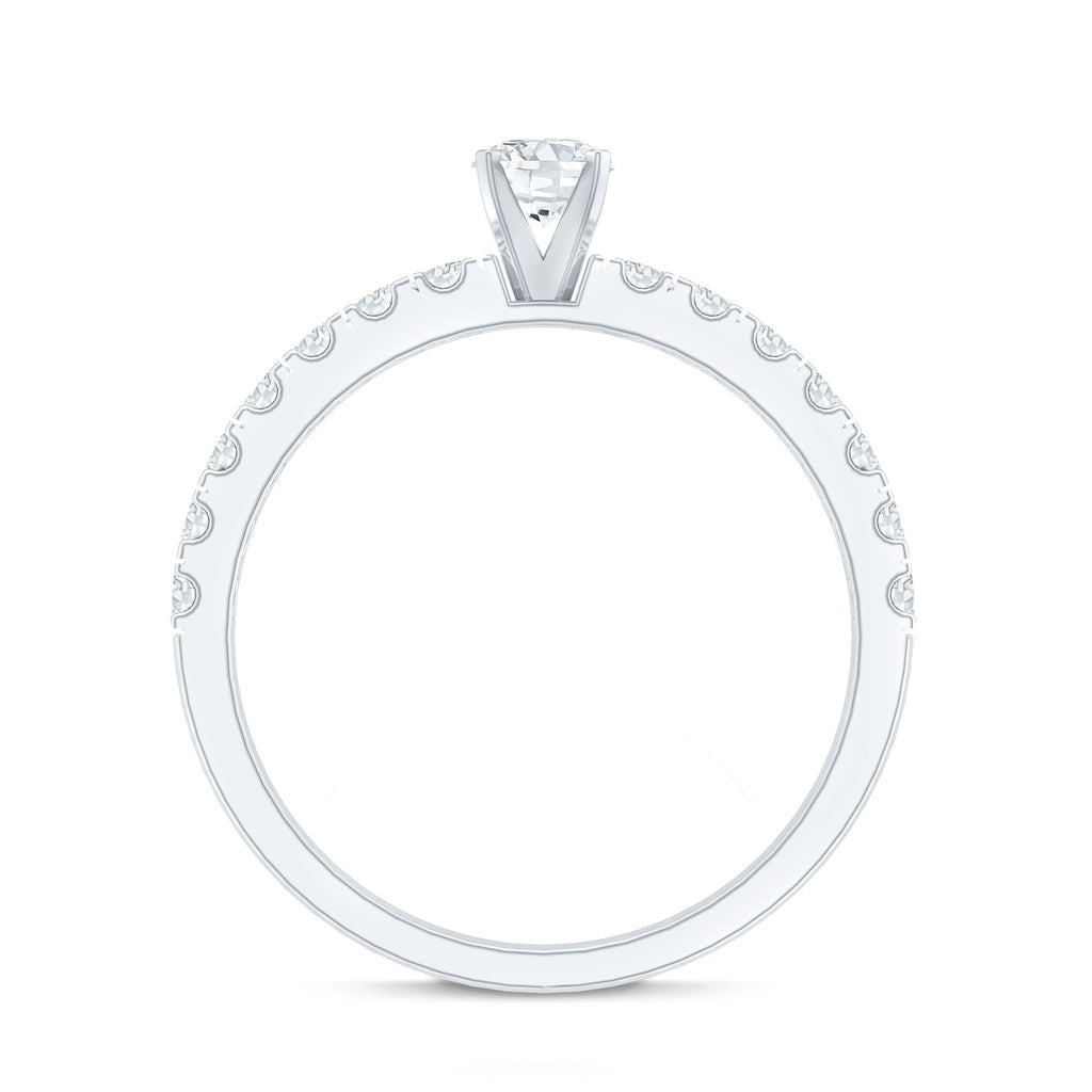 Natural Diamond Promise Ring for Engagement
