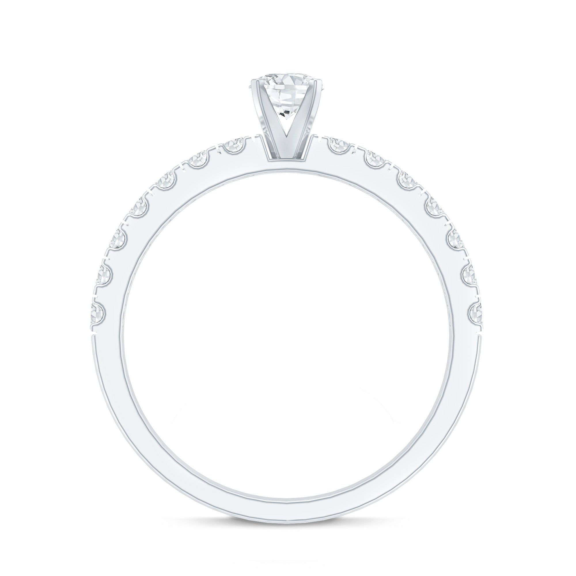 Natural Diamond Promise Ring for Engagement