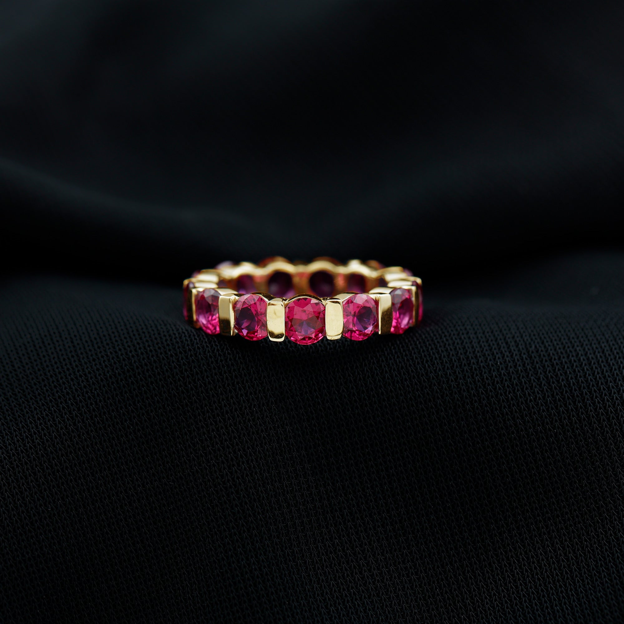 Bar Set Lab Created Ruby Full Eternity Ring